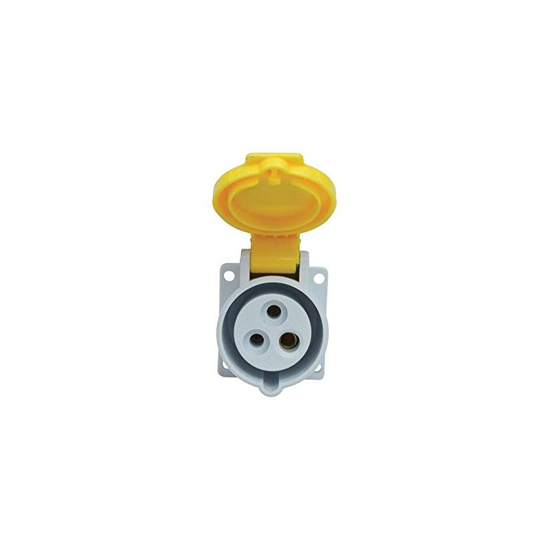 Faithfull FPPPANSOC16 Panel Socket 16 A 110 V IP44