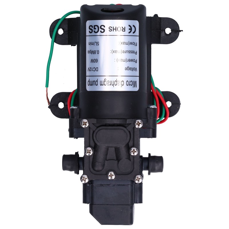 12V Water Pressure Diaphragm Pump 60W Self Priming Booster Sprayer