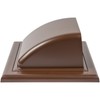 Vent Systems Brown 4" Inch Dryer Hood Vent with Bird