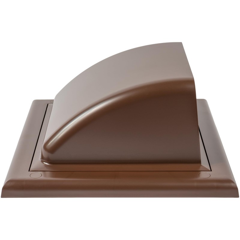 Vent Systems Brown 4" Inch Dryer Hood Vent with Bird