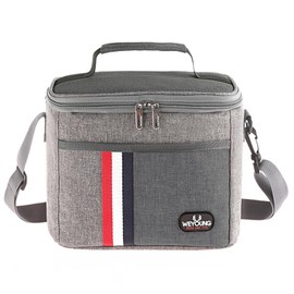 Roleness Cooler Bag, Lunch Bag, Small, Foldable, 2.5 gal (7 L), Soft Cooler Bag, Small, Thermal, Cold Insulated, Waterproof, Insulated, For Work or School Commutes, Can Be Used on a Hand or Shoulder