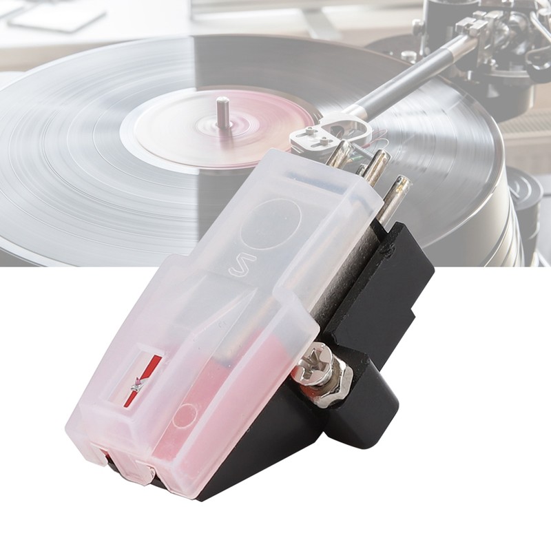 Phonograph Turntable Dual Moving Magnet Stereo Vinyl Record Player Stylus