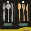 Travel Utensils with Case Set Fork, Knife, Spoon, Chopsticks, Straw,