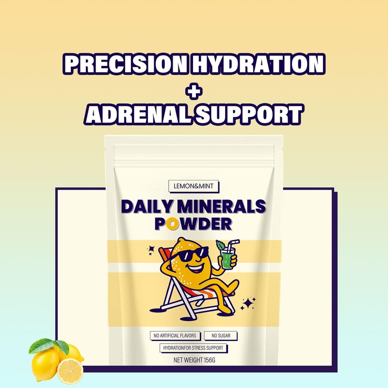 Aevezom Mint Lemon Electrolyte Drink Mix – Daily Hydration Powder