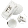 6 Packs Shower Curtain Clips White Suction Cup Clips Shower