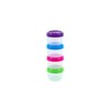 Sistema Lot+de+4+Boxes+food+%C3% A0+condiments+with+lid+dressing+To+Go+35cl+%28Coloris+assorted%29