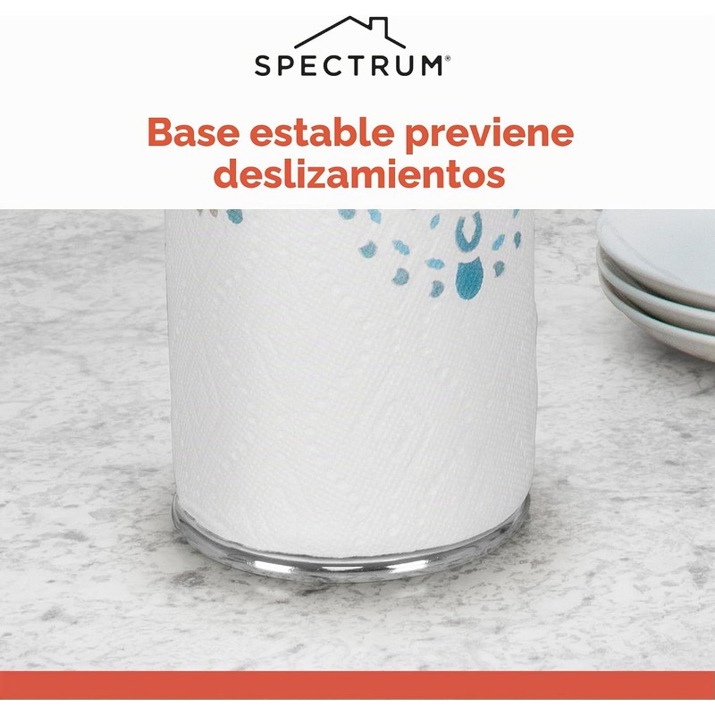 Soporte para Toallas de Papel Spectrum Euro Cromado 41070: Estilo