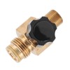 G1/2 14 CO2 Cylinder Refill Adapter Bottle Connector with Black