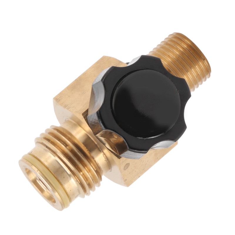 G1/2 14 CO2 Cylinder Refill Adapter Bottle Connector with Black