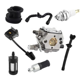 TOPINCN Carburettor Set, Carburettor Ignition Coil for 017 018 MS170 MS180 Saver Affordable Chainsaw Lawn Mower Accessories