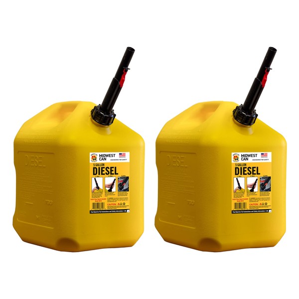 Midwest Can Company 8610 EPA and CARB Compliant 5 Gallon