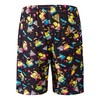 B BSUFTRO Mens Swim Trunks with Compression Liner, Yellow Duck