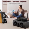 YMOO Bluetooth 5.3 Amplifier 2 Channel for Passive Subwoofer, RCA/Bluetooth