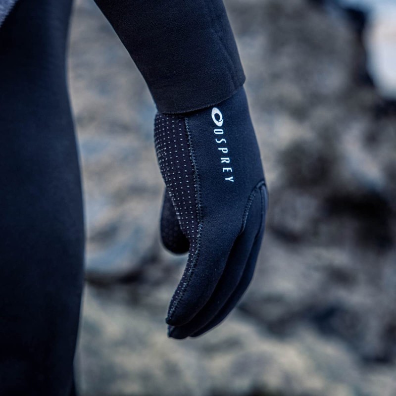 Osprey Wetsuit Gloves, 3 mm Neoprene Surfing Diving Watersport Gloves,