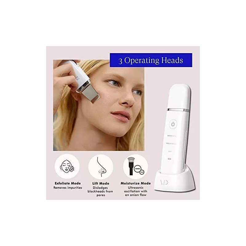Mosen Limpiador Facial Ultrasonico Exfoliante Portatil Limpieza