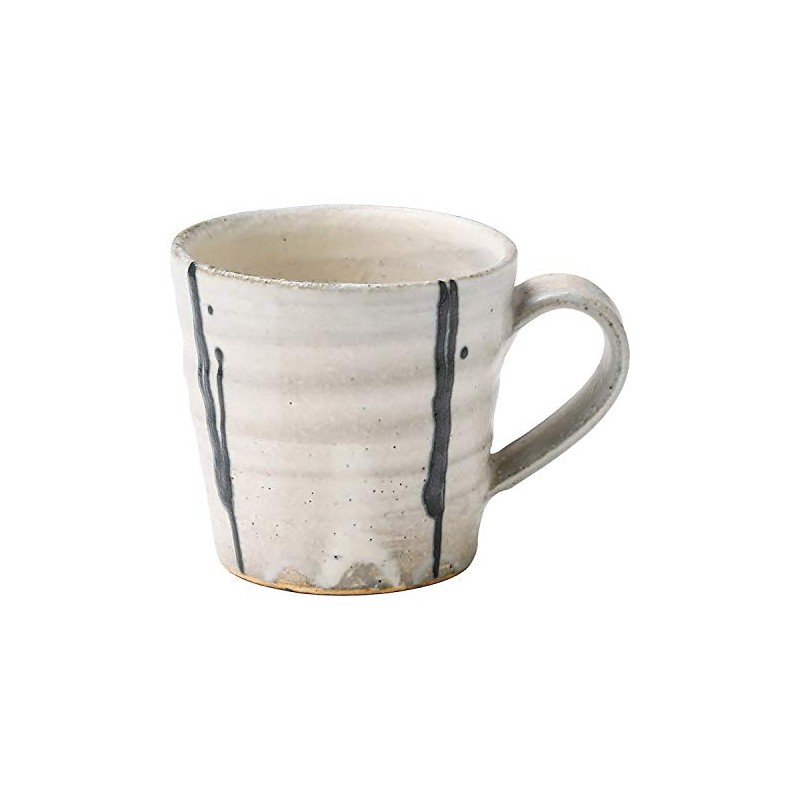 Shigaraki Ware Hechimon Demitasse Cup, Black Switch