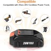 For WORX 2pack For WORX 20V MAX Extend Lithium Battery