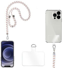 Turkalla Smartphone Strap, Cross-body Hanging, Over the Neck (Innovative Edition, Metal D-Shaped Buckle), Cell Phone Strap, Neck Strap, Shoulder Strap, SGS Certified, Nylon, 10G Load Capacity,