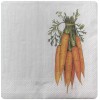 1 Paper Cocktail Decoupage Napkin Easter Bunny Spring Carrots Farmhouse