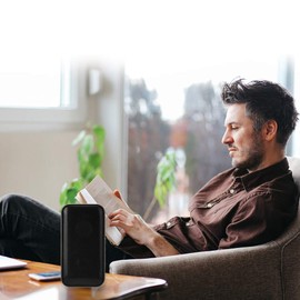 Wisoqu Speaker, BT209 Mini Portable Smart Speaker, with TF Player and Volume Control, USB Speaker for Home, Outdoor, Travel (Black)