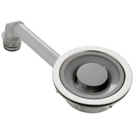 SANEI H6562S Sink Thin Trap, Thin Trap, One-Touch Connection, Nominal 50