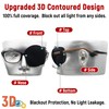 Parche para ojos astrópico de seda 3D para adultos y