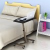 Le Crozz Height Adjustable Mobile Laptop Stand Desk Rolling Cart,