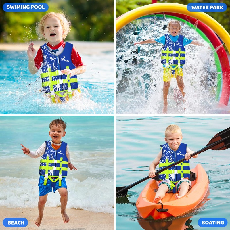 Obcxin Children's Life Jacket - Swimming Aid for Boys and