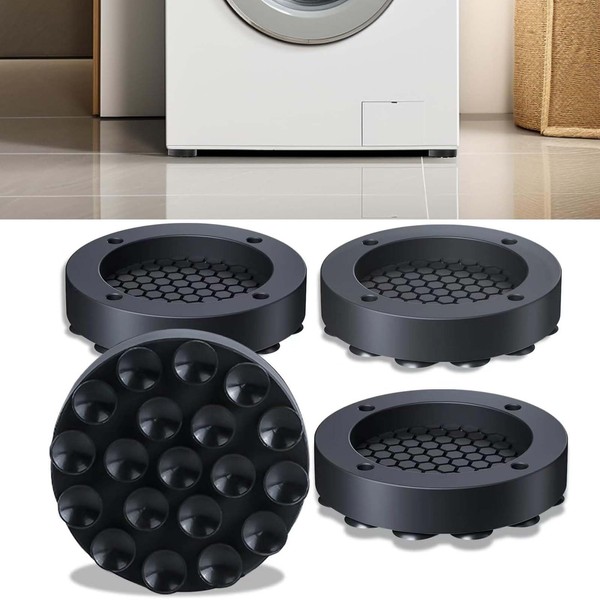 VIDSTW Set of 4 Washing Machine Underlay Vibration Damper Washing