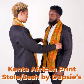 Kente African Print Stole/Sash DP0795S