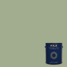 KILZ TRIBUTE Paint & Primer, Interior, Satin, Calm Forest, 1 Gallon