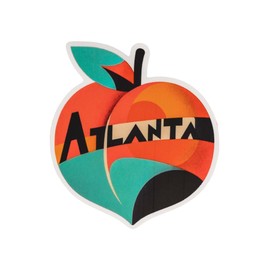 Vagabond Heart Atlanta GA Weatherproof Vinyl Sticker - Atlanta Souvenir Decal - Atlanta Georgia Sticker