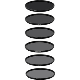 ICE CO 72mm Slim 6 Filter Set ND MC ND4 ND8 ND16 ND32 ND64 ND1000 2, 3, 4, 5, 6,10 Stop 16 Layer Nano Multi-Coated Optical Glass