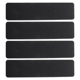 Angoily 4pcs Anti-Slip Strip Black Tape Anti Skid Stair Tread Strips Gaffers Stairs Tread Tape Anti- Skid Grip Tape Grip Tape Stair Anti Stair Strips Slip Tape PVC Anti Slip Grip Tape, Traction Tapes