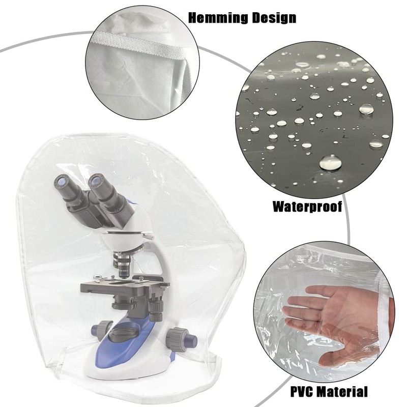 Microscope Dust Cover Fit Full Size Standard Microscopes, 20" L