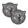 2 x 10cm Viking Warrior Man Vinyl Stickers - Eagle