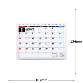 Takahashi 2026 Calendar Desktop B6 E153