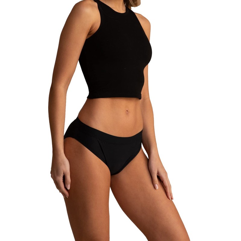 Suzy & Me Black Period Pants by TOTM. Bikini or