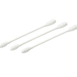 200P Square Container Hygienic Paper Cotton Swabs for Beauty & Bath Hygiene Products 4ea
