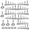 Fishing Rod Single Foot Fishing Pole Eyes Rings Repair Kit