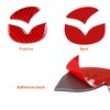 Bilisin Compatible with Rear Tailgate Insert Emblem Logo Carbon Fiber