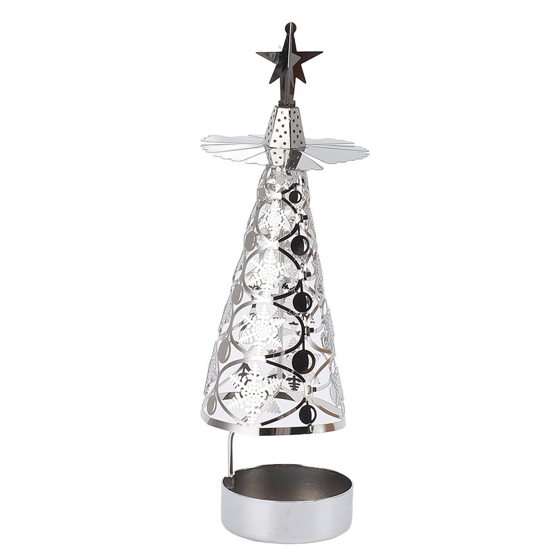 Spinning Candle Holder Rotating Candlestick Set for Romantic Wedding Christmas
