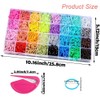 32 Colors Girls Hair Ties Set, Qtopun 2000 pcs Mini