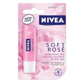 Nivea Lip Soft Rose Blister Pack Pack of 2