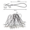Samcos Strap Lobster Claw Clasp with Hooks, Set of 100,