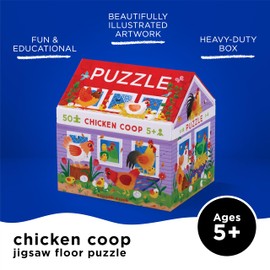 50 Pc House Puzzle/Chicken Coop