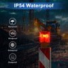Aolyty Solar Strobe Warning Light 360 Degree Super Bright IP54