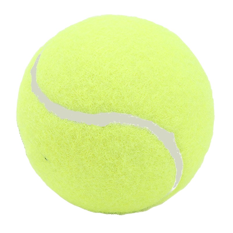 3Pcs Training Tennis Balls 2.6in Chemical Fiber Silicone Accurate Portable