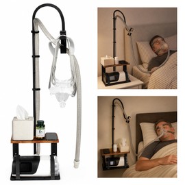2-Tier CPAP Hose Holder for Bed,Desktop & Wall Stand for ResMed AirSense 11