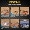 BMTxms 14pcs Interior LED Light Bulbs Map Dome For Nissan